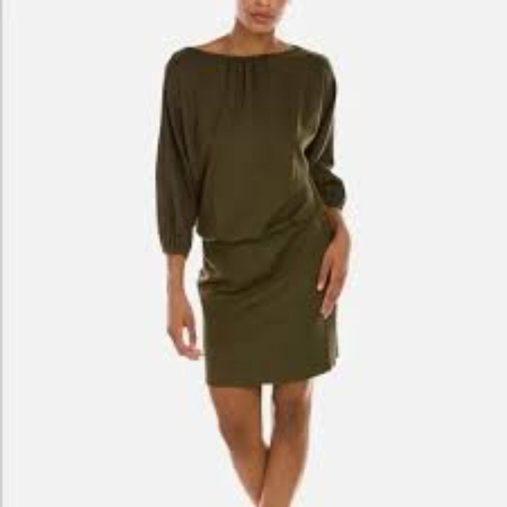 NWT Trina Turk Bela Stretch Dress - Olive Size XS